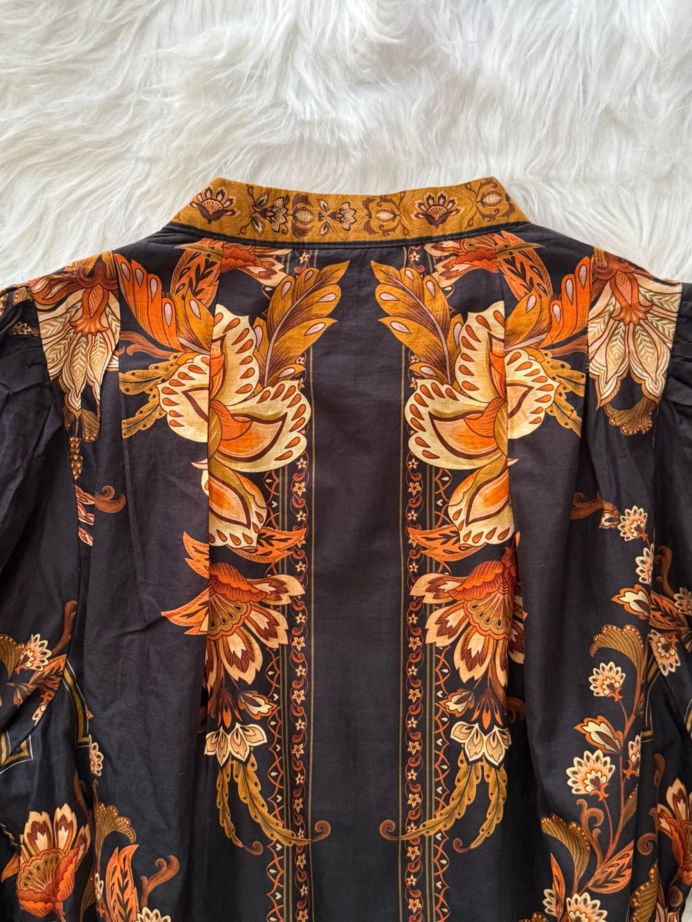 FARM Rio Majestic Garden Black Floral Belted Cotton Mini Dress, NWT π§π· - Picture 13 of 15